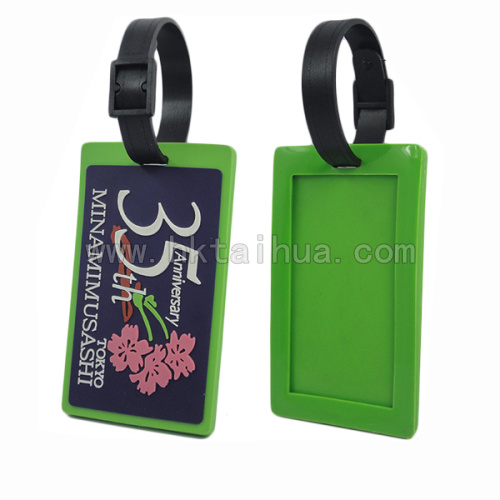 pvc luggage tag